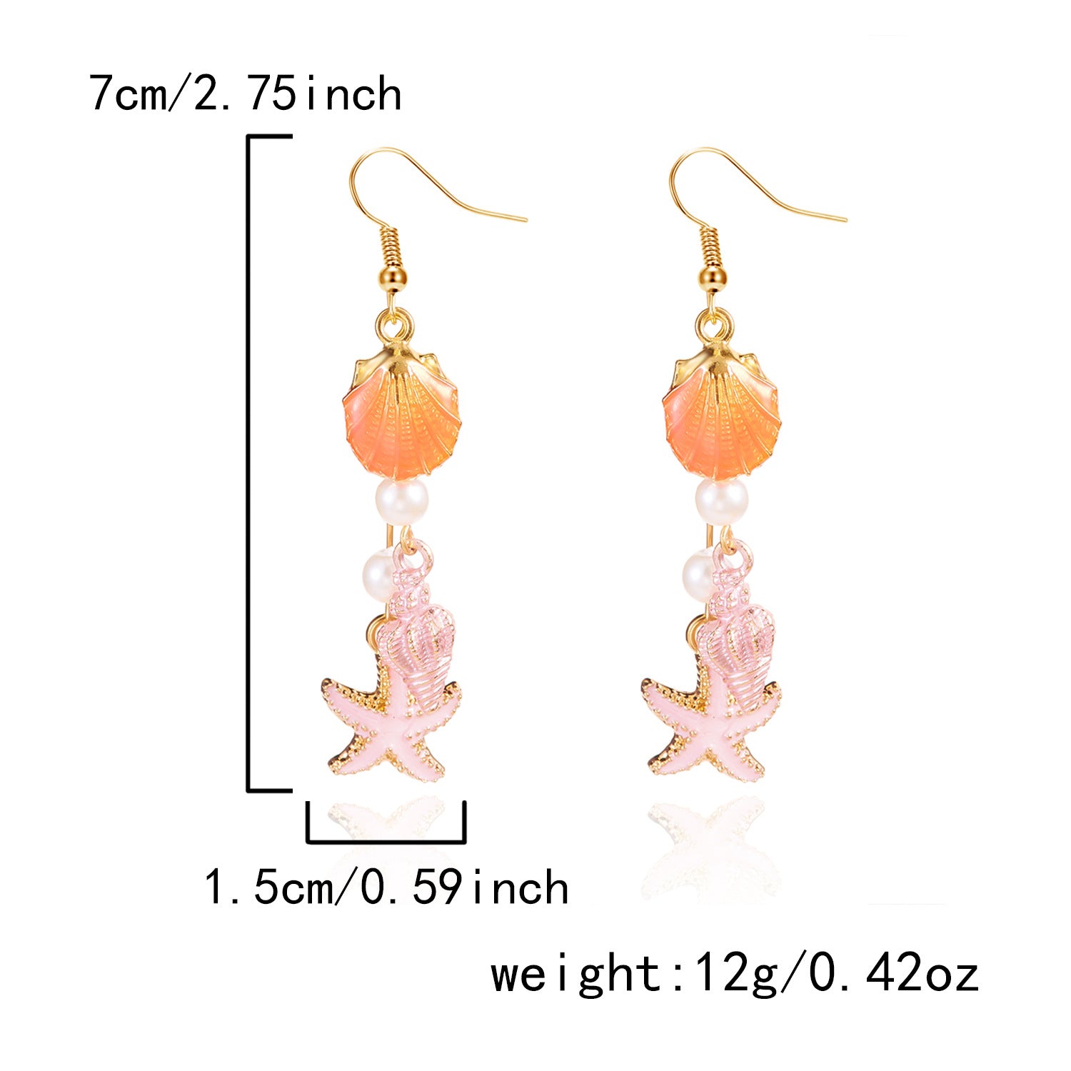 Ocean Starfish Earrings