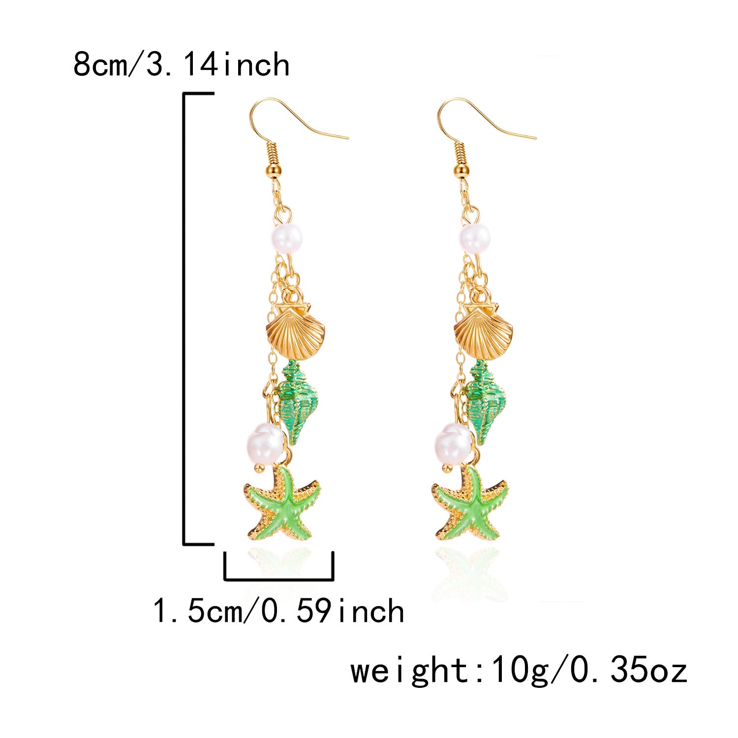 Ocean Starfish Earrings