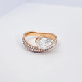 Radiant Love 1.5ct D-VVS2 Diamond 18K Rose Gold Ring