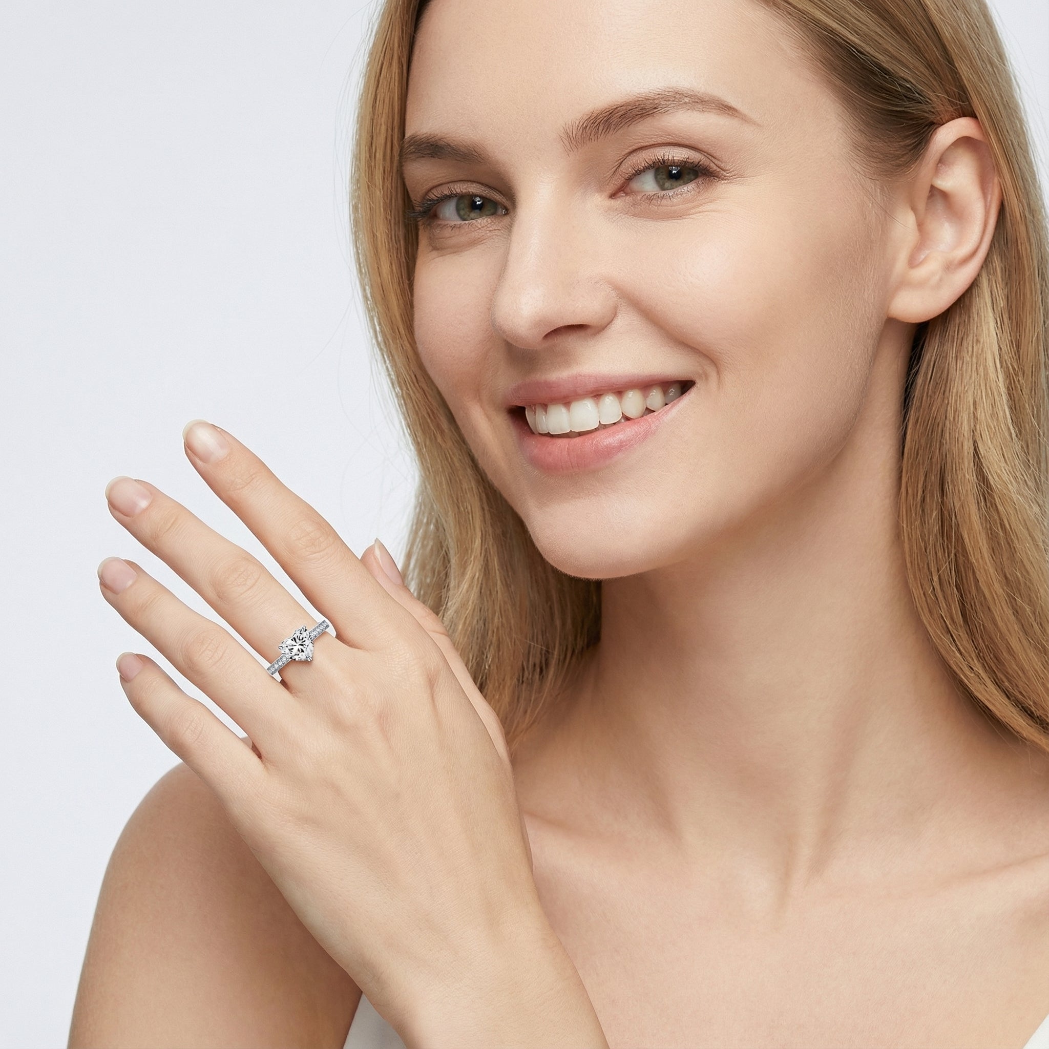 Starlight Galaxy 18K White Gold Diamond Ring