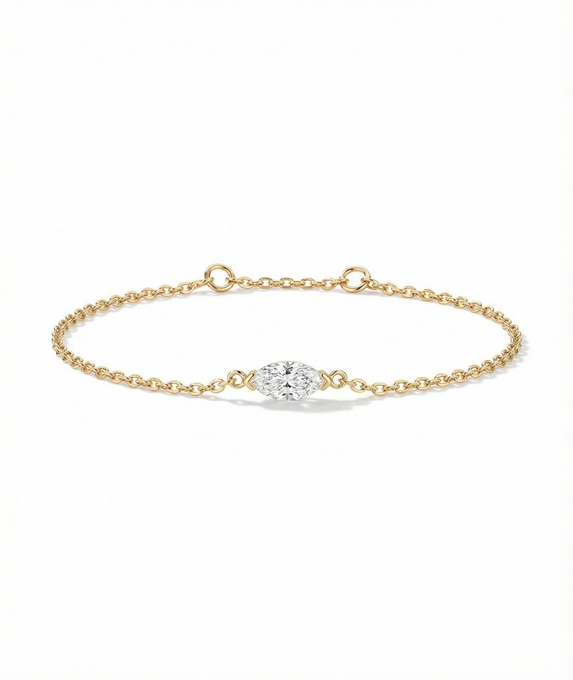 Starlight Chain Pt950 Platinum Lab-Grown Diamond Bracelet
