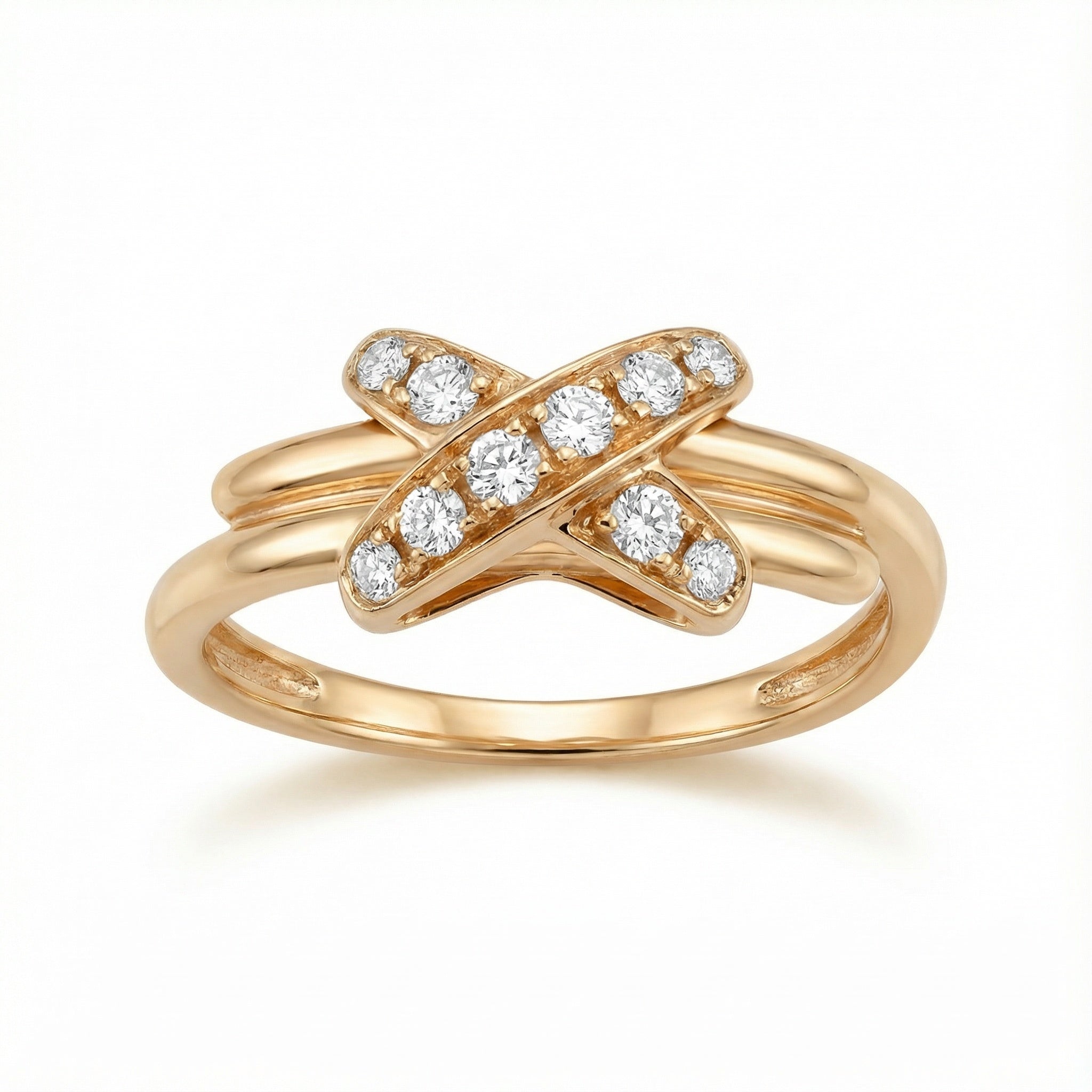 Heart Resonance 18K Rose Gold Lab-Grown Diamond Ring