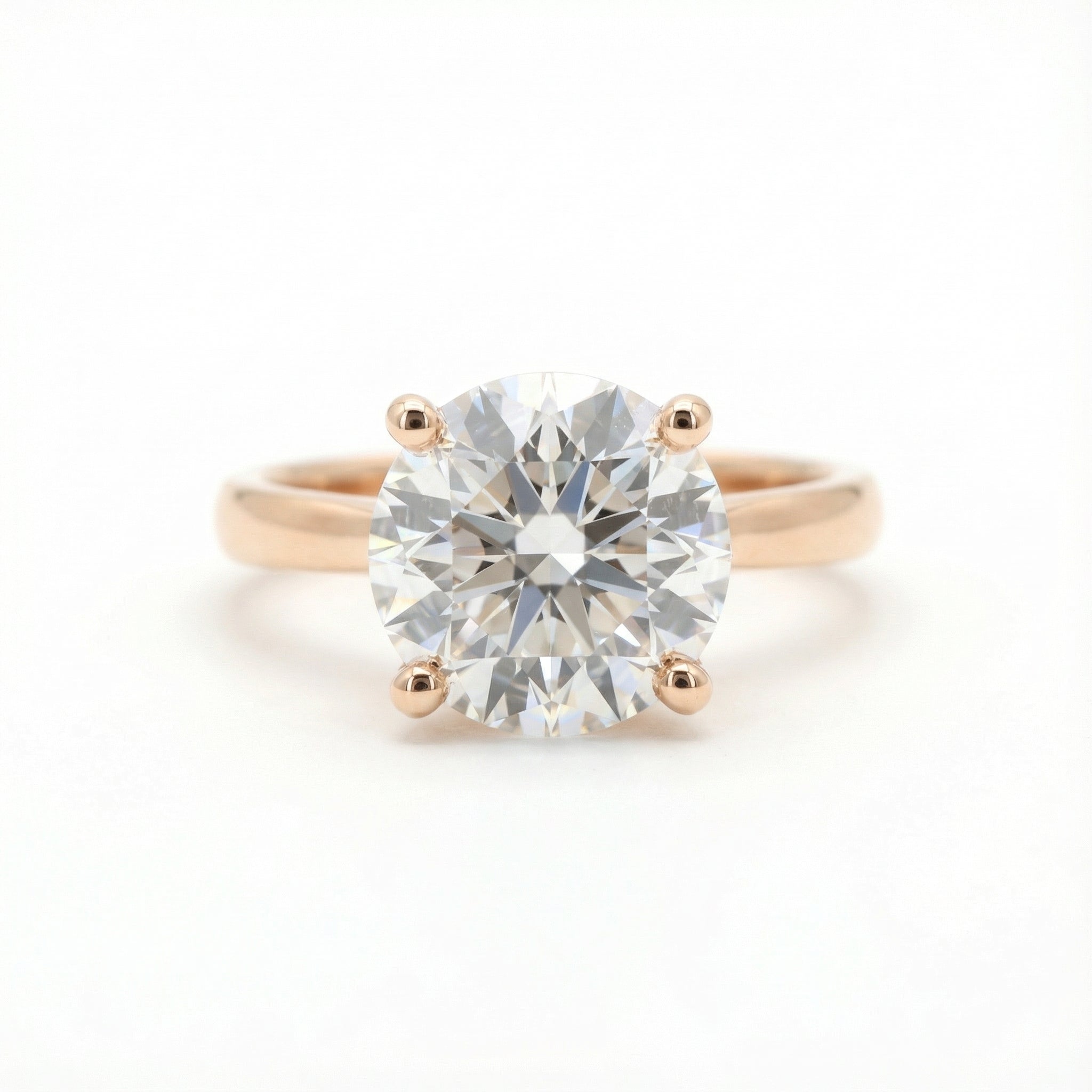 Rose Heart 18K Rose Gold Lab-Grown Diamond Ring