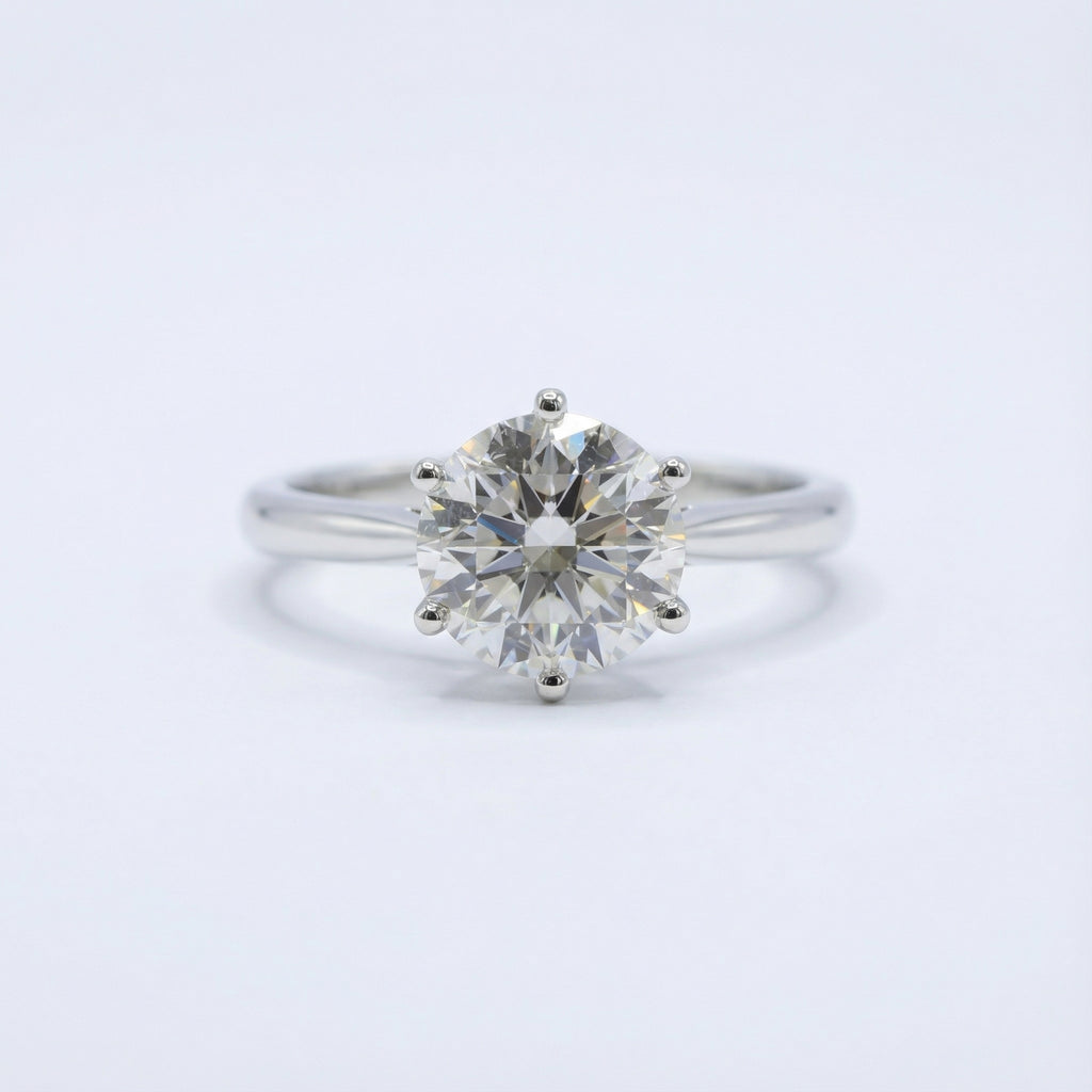Eternal Radiance 18K White Gold Lab-Grown Diamond Ring