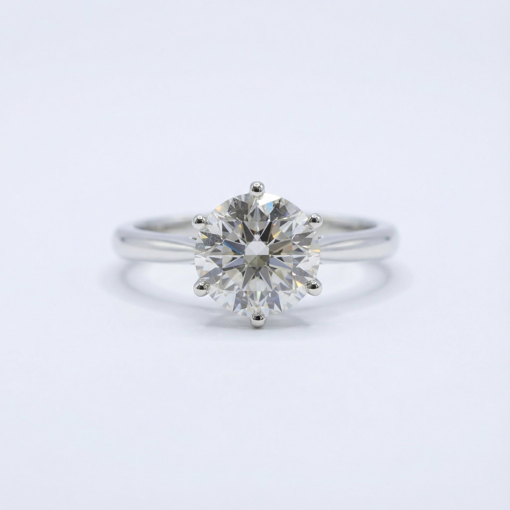 Eternal Radiance 18K White Gold Lab-Grown Diamond Ring