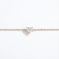 Heart Radiance 18K Yellow Gold Lab-Grown Diamond Bracelet