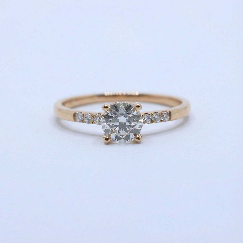Eternal Radiance 18K White Gold Lab-Grown Diamond Ring