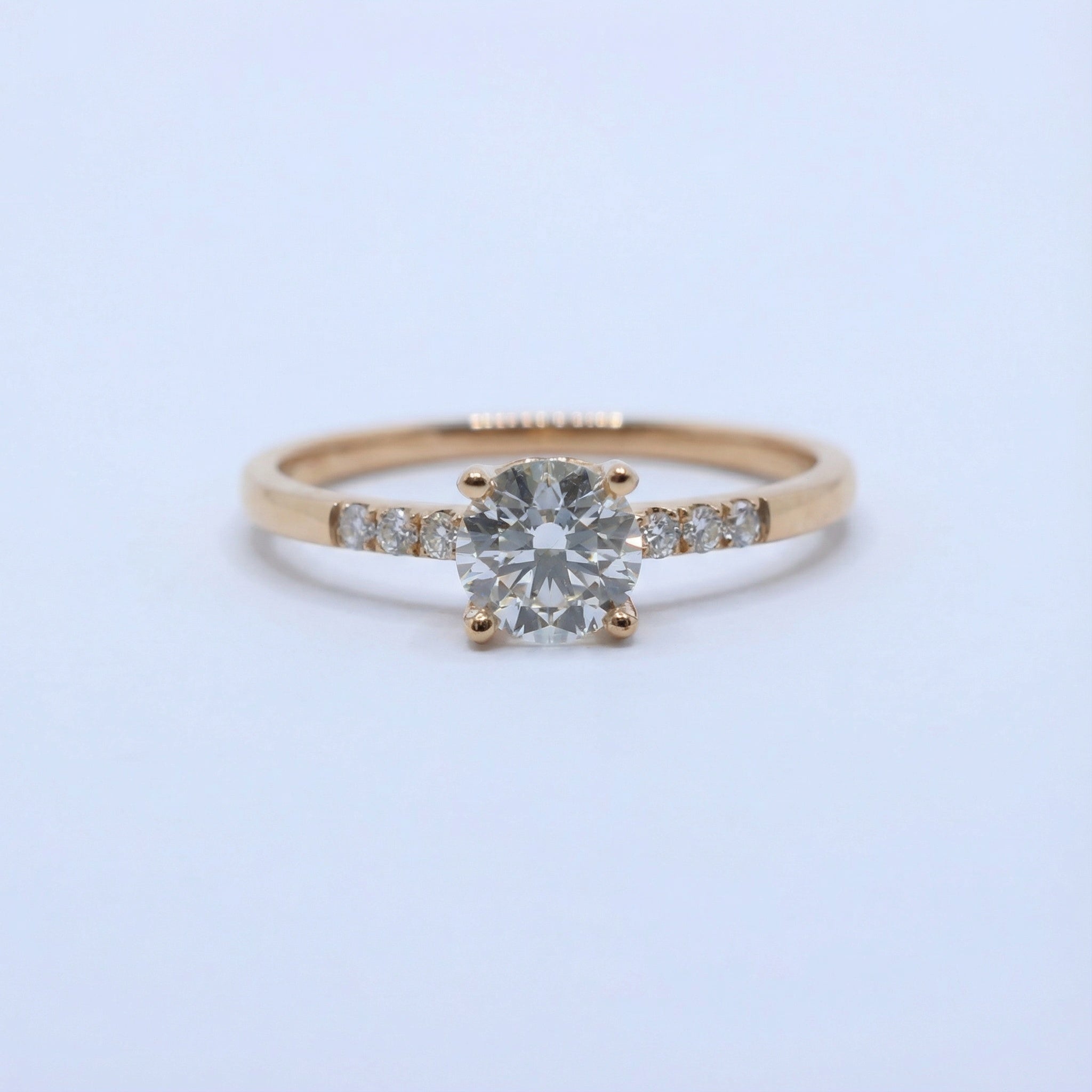 Eternal Radiance 18K White Gold Lab-Grown Diamond Ring