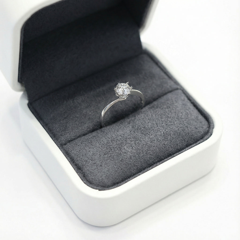 Timeless Light 18K White Gold Lab-Grown Diamond Ring