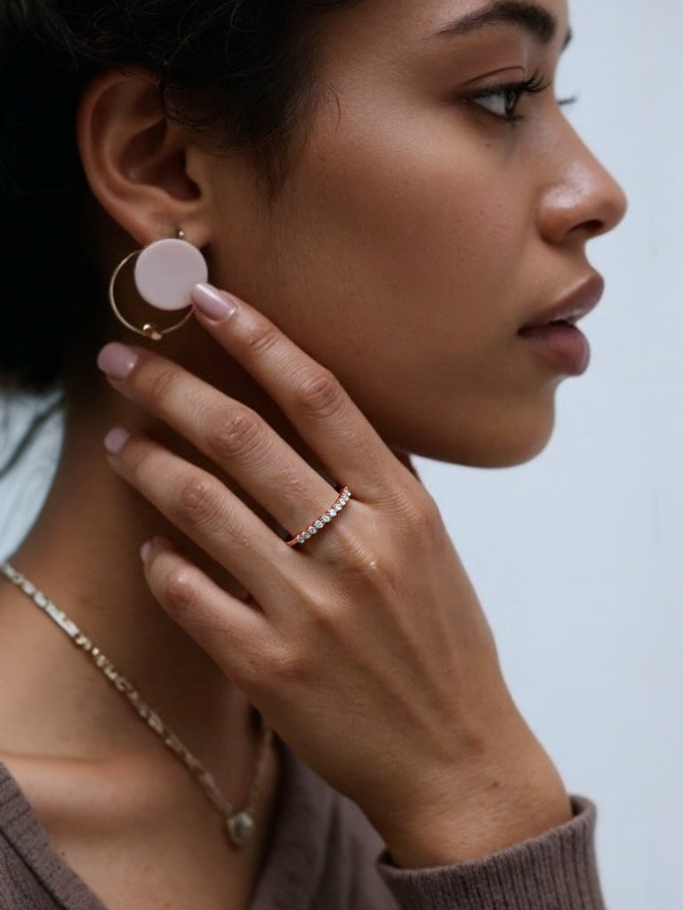 Rose Starlight 18K Rose Gold Diamond Ring