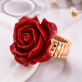 Romantic Red Rose Ring