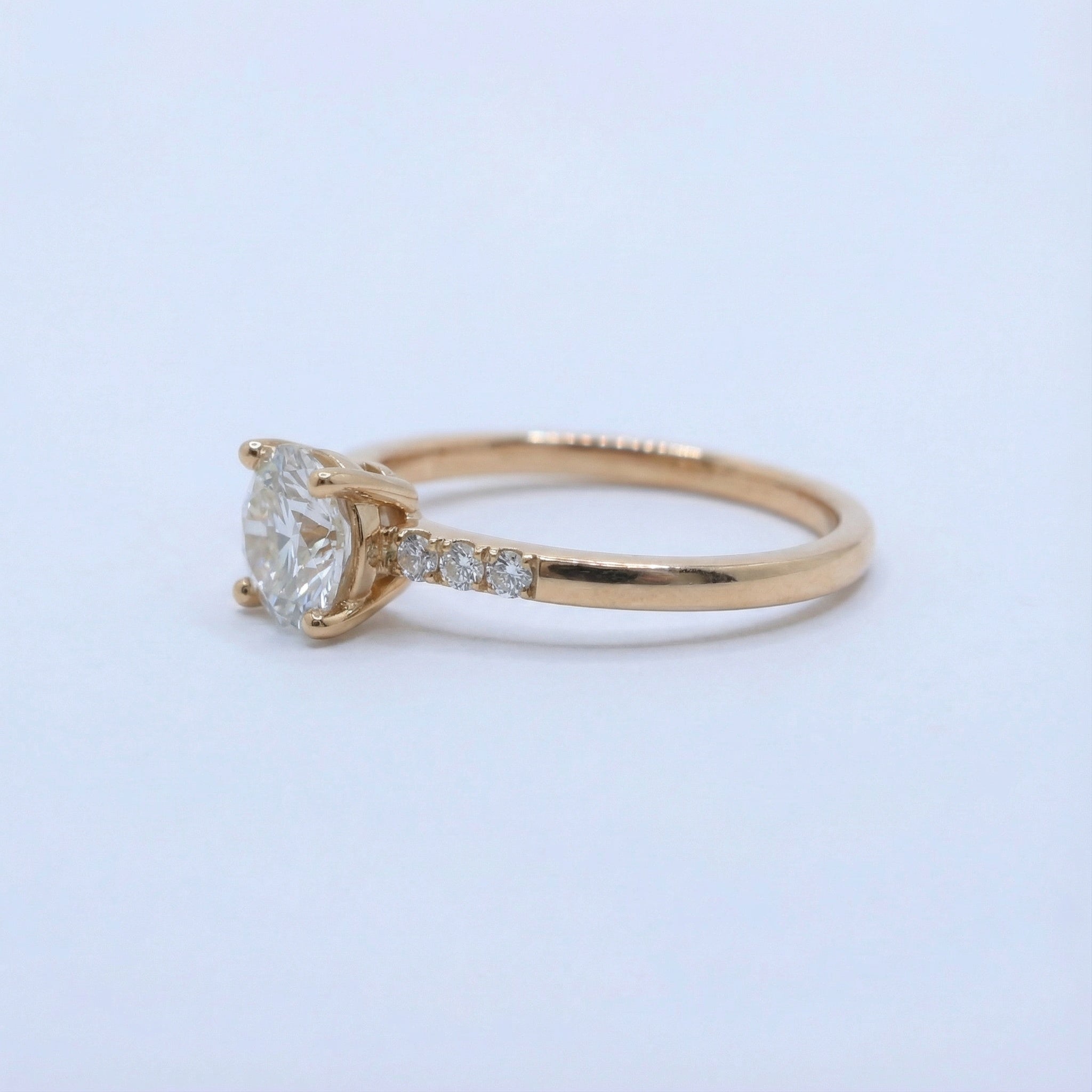 Eternal Radiance 18K White Gold Lab-Grown Diamond Ring