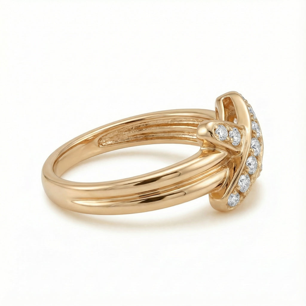 Heart Resonance 18K Rose Gold Lab-Grown Diamond Ring