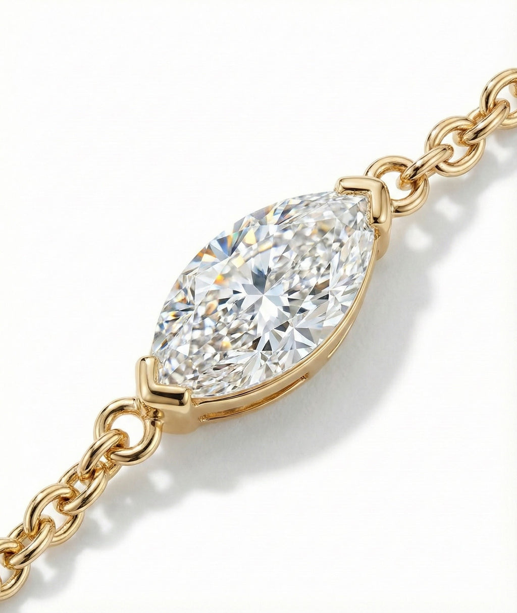 Starlight Chain Pt950 Platinum Lab-Grown Diamond Bracelet