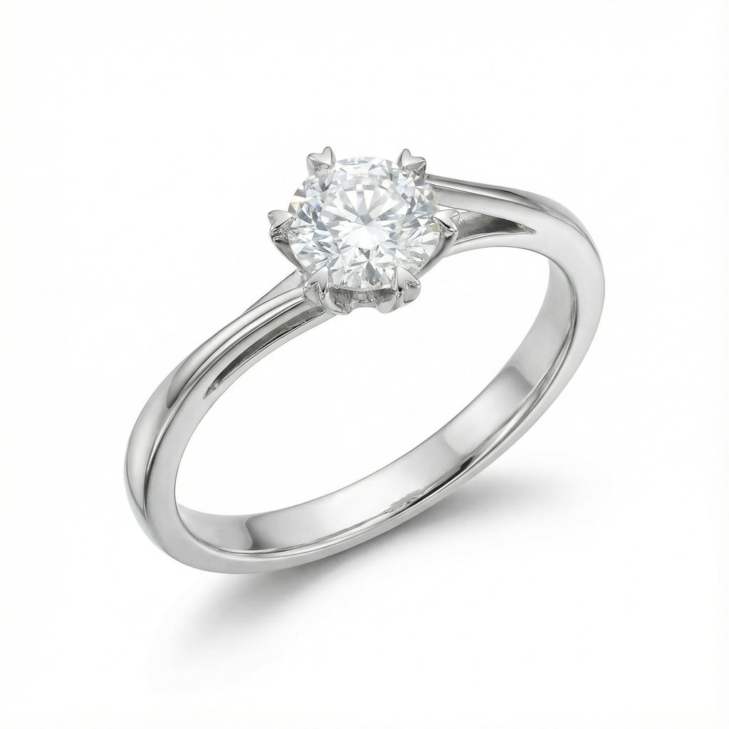 Timeless Light 18K White Gold Lab-Grown Diamond Ring