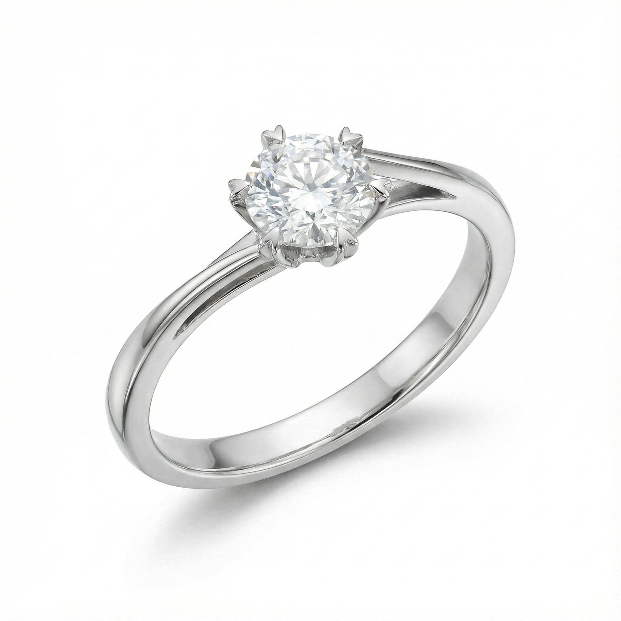 Timeless Light 18K White Gold Lab-Grown Diamond Ring