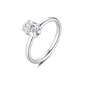 Pure Light 18K White Gold Lab-Grown Diamond Ring