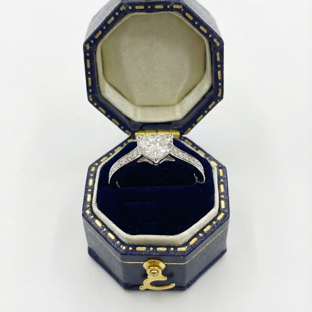 Starlight Galaxy 18K White Gold Diamond Ring