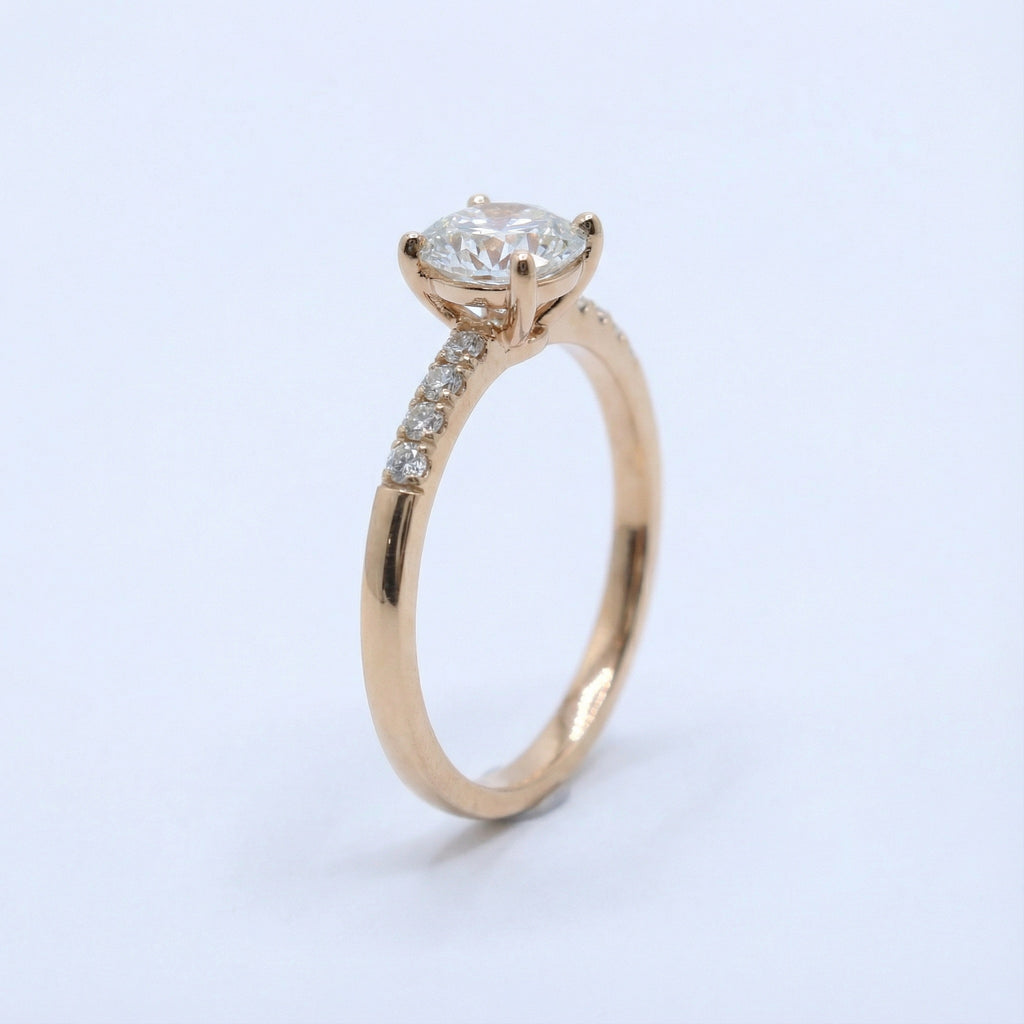 Eternal Radiance 18K White Gold Lab-Grown Diamond Ring