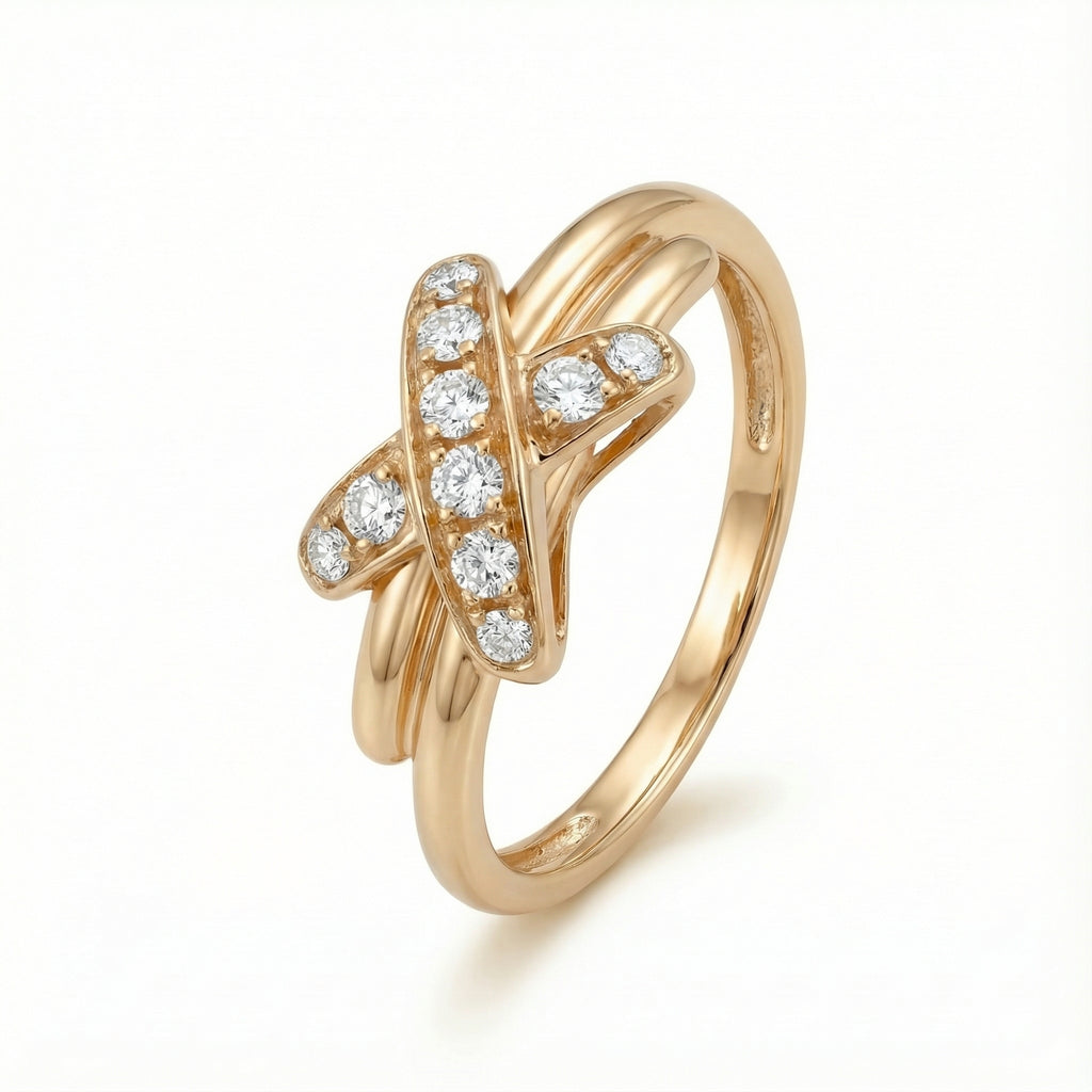 Heart Resonance 18K Rose Gold Lab-Grown Diamond Ring
