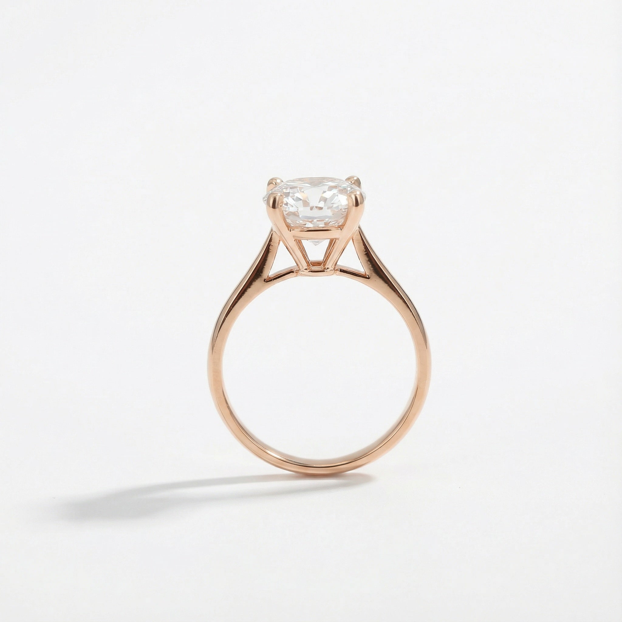 Rose Heart 18K Rose Gold Lab-Grown Diamond Ring