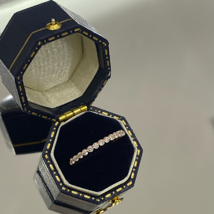 Rose Starlight 18K Rose Gold Diamond Ring