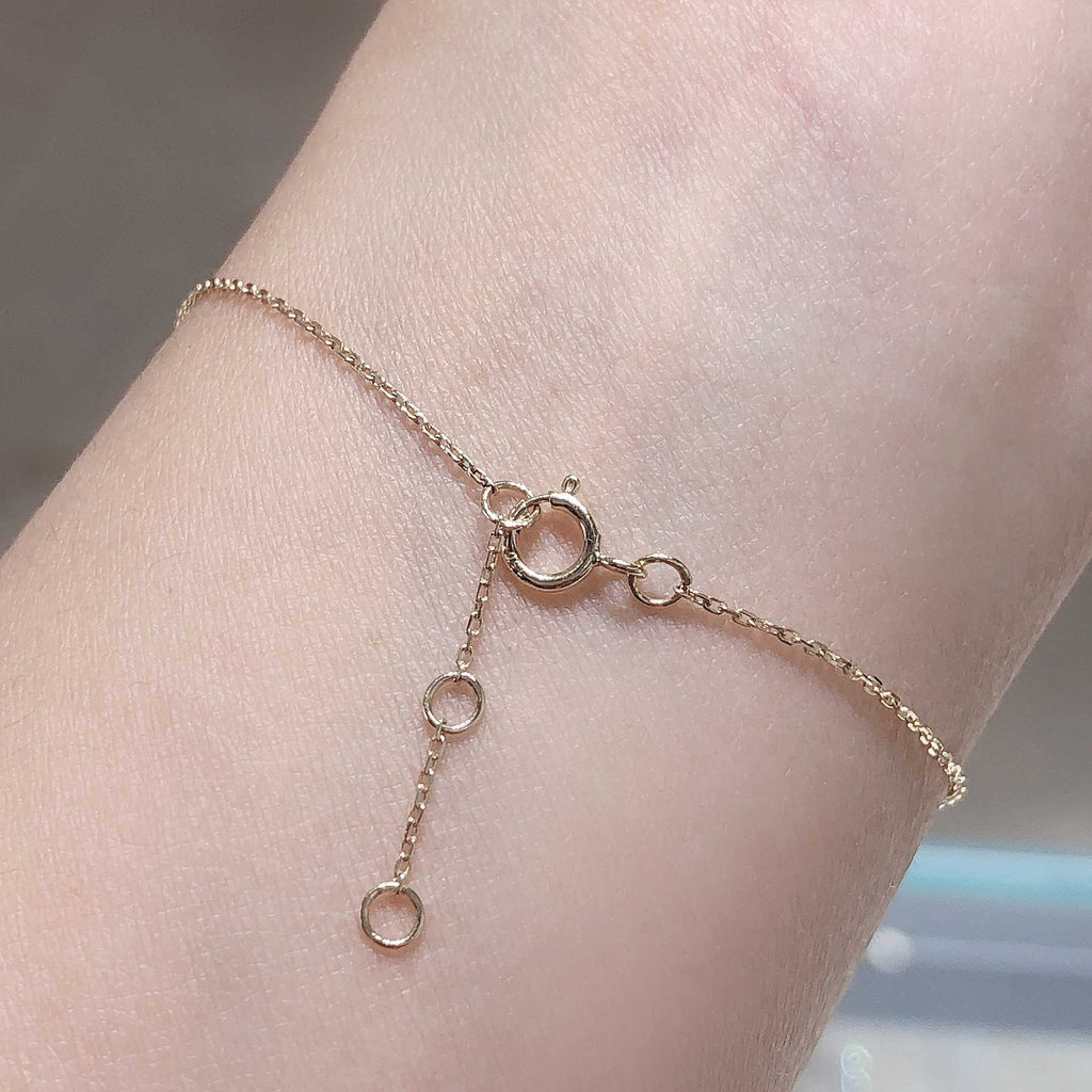 Radiant Heart 18K Yellow Gold Lab-Grown Diamond Bracelet