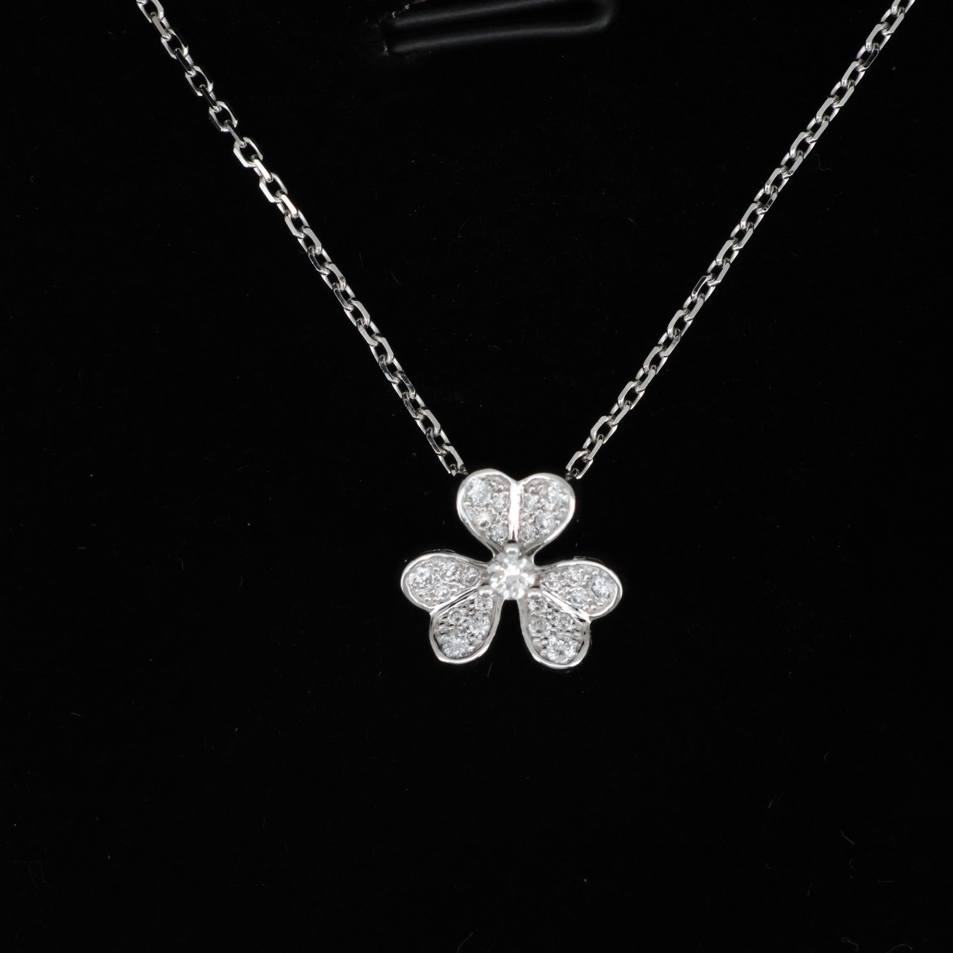 Blooming Blossom 18K Rose Gold Lab-Grown Diamond Necklace
