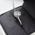 Stellar Crown 3ct Lab-Grown Diamond PT950 Platinum Ring