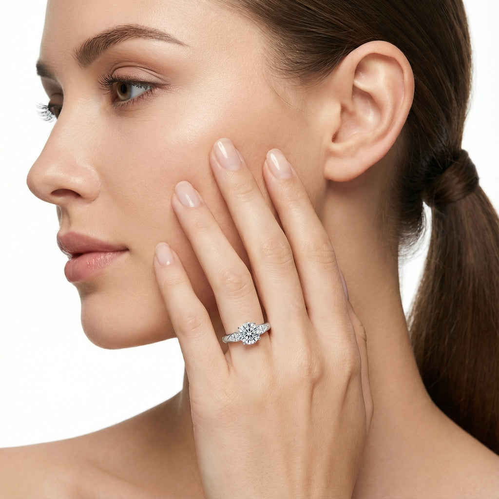 Eternal Light Pt950 Platinum Lab-Grown Diamond Ring