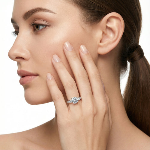 Eternal Light Pt950 Platinum Lab-Grown Diamond Ring