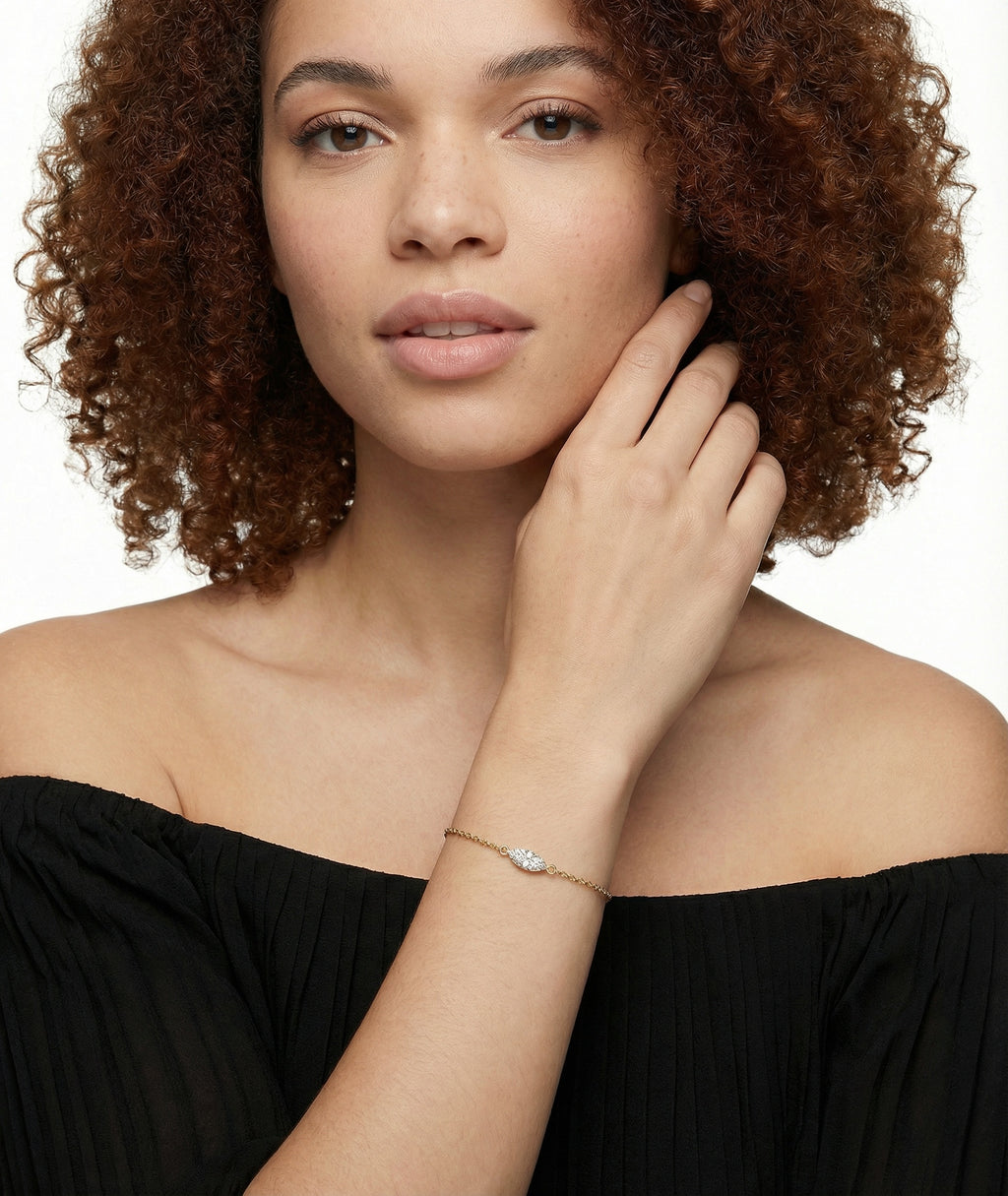 Starlight Chain Pt950 Platinum Lab-Grown Diamond Bracelet