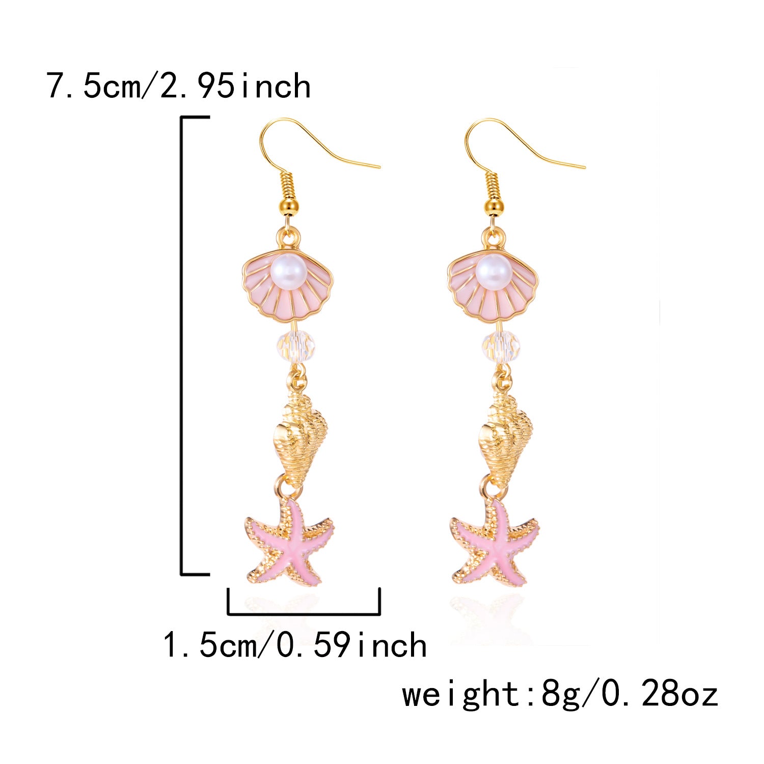 Ocean Starfish Earrings