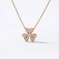 Blooming Blossom 18K Rose Gold Lab-Grown Diamond Necklace