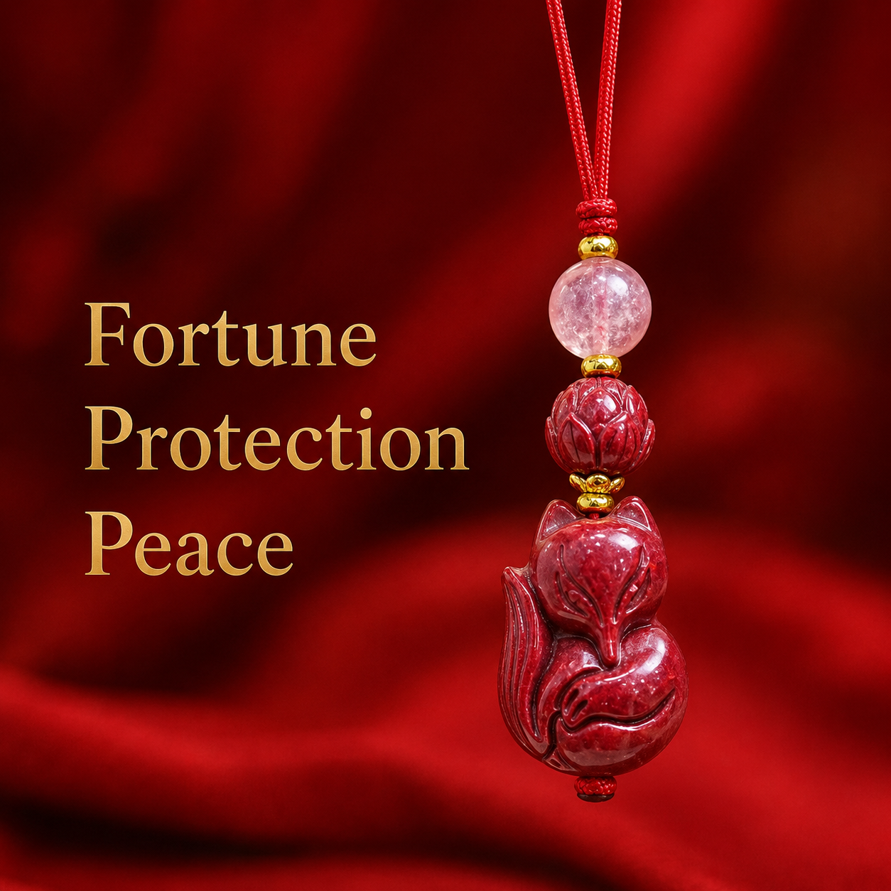 Purple Sand Fox Charm