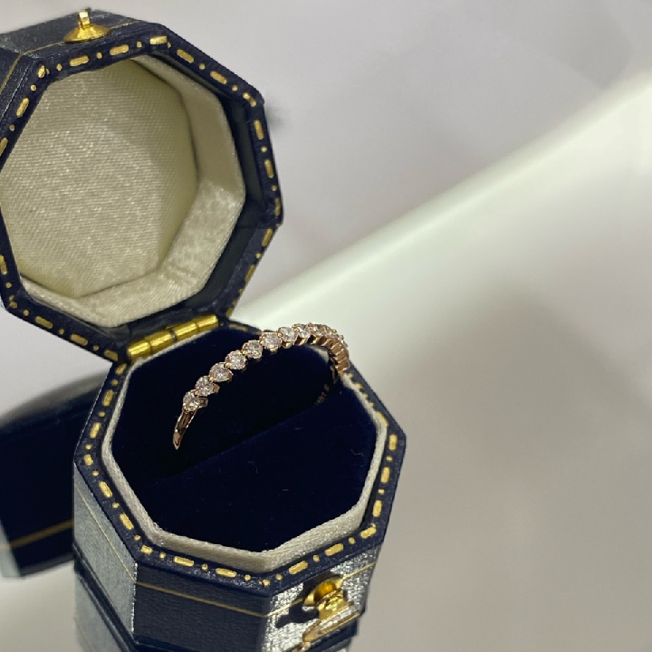 Rose Starlight 18K Rose Gold Diamond Ring