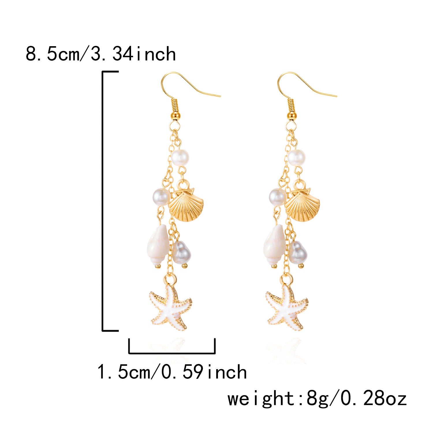 Ocean Starfish Earrings