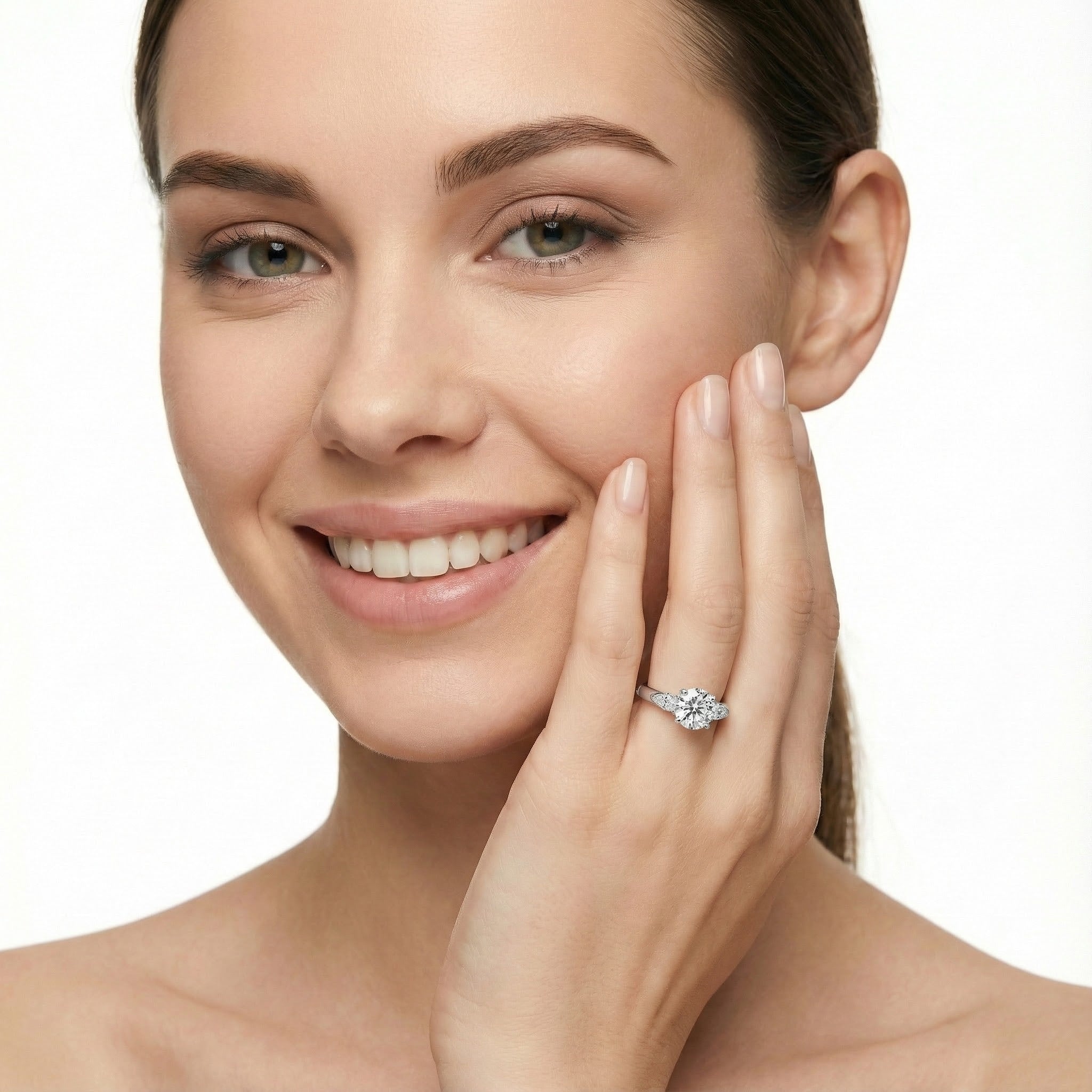 Eternal Light Pt950 Platinum Lab-Grown Diamond Ring