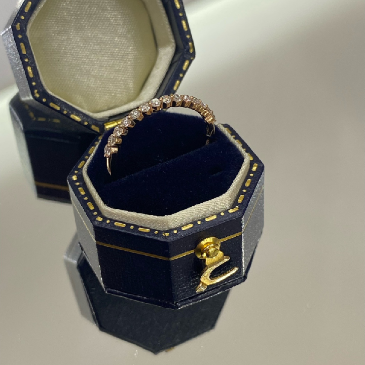 Rose Starlight 18K Rose Gold Diamond Ring