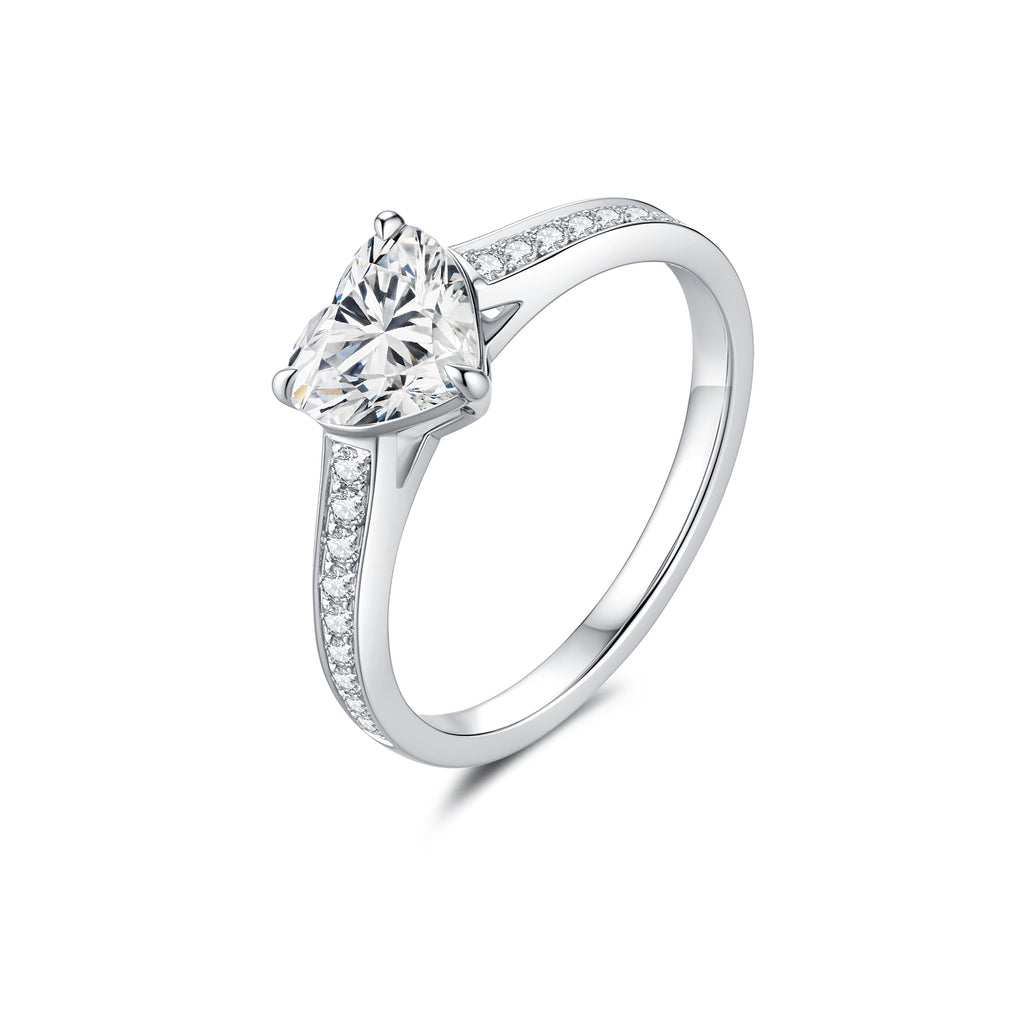 Starlight Galaxy 18K White Gold Diamond Ring