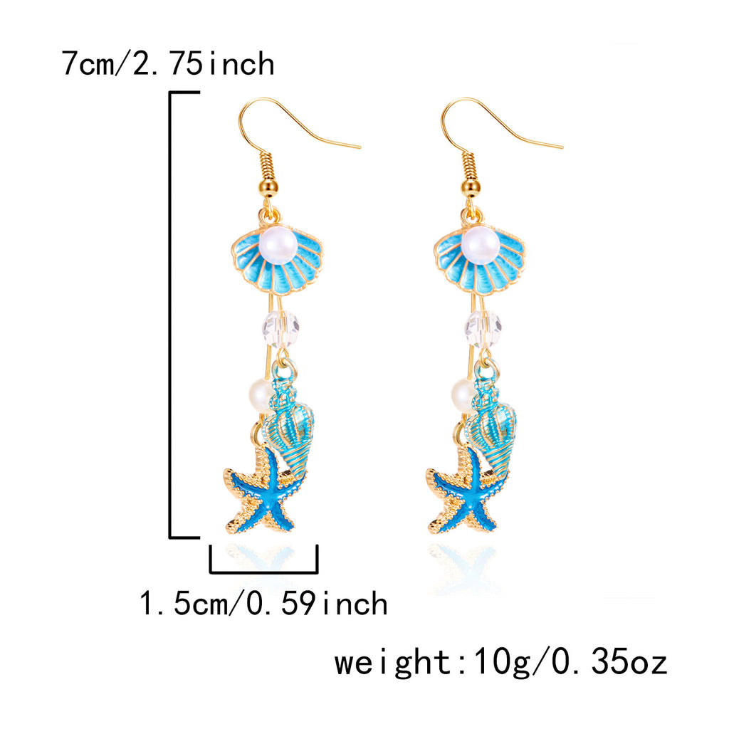 Ocean Starfish Earrings