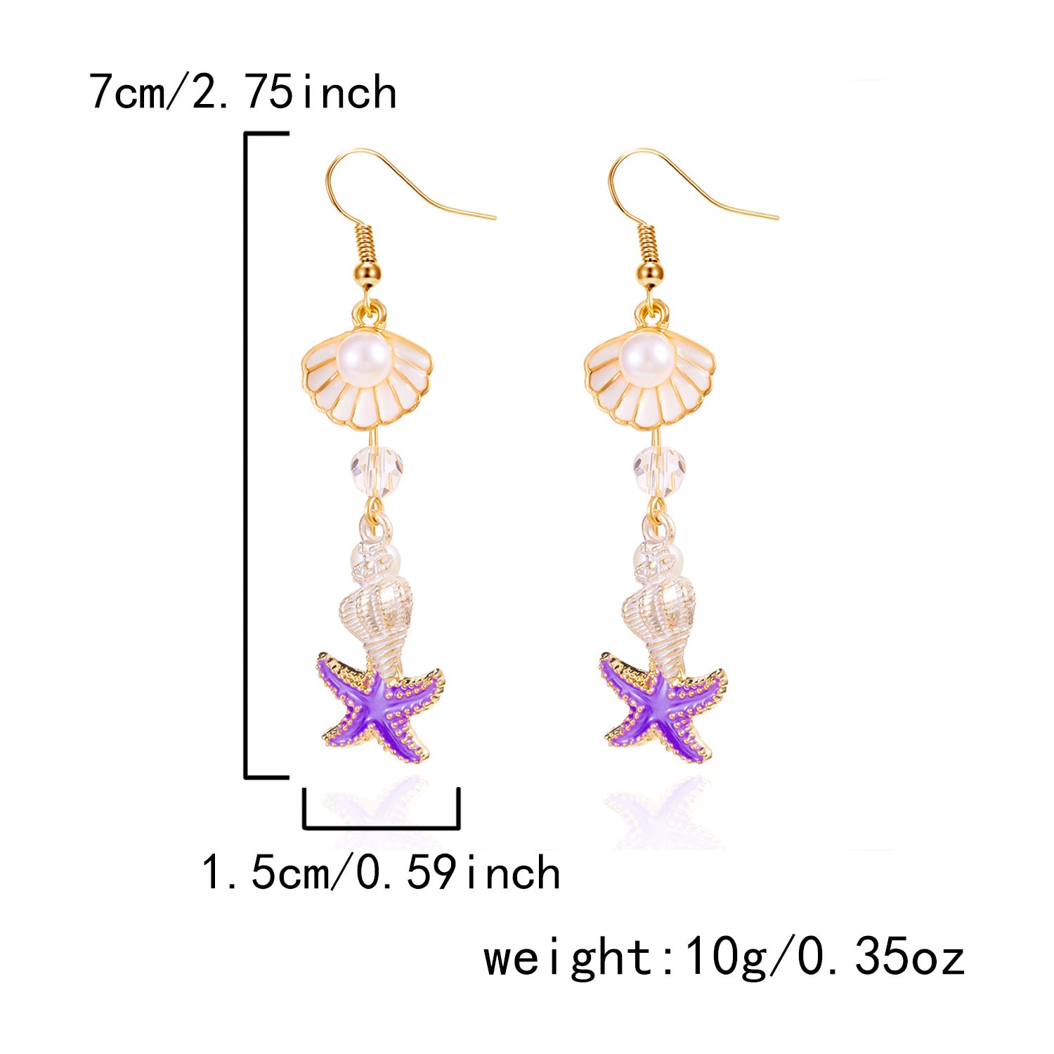 Ocean Starfish Earrings
