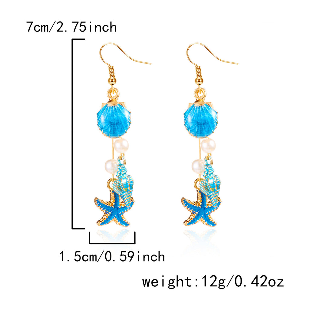 Ocean Starfish Earrings