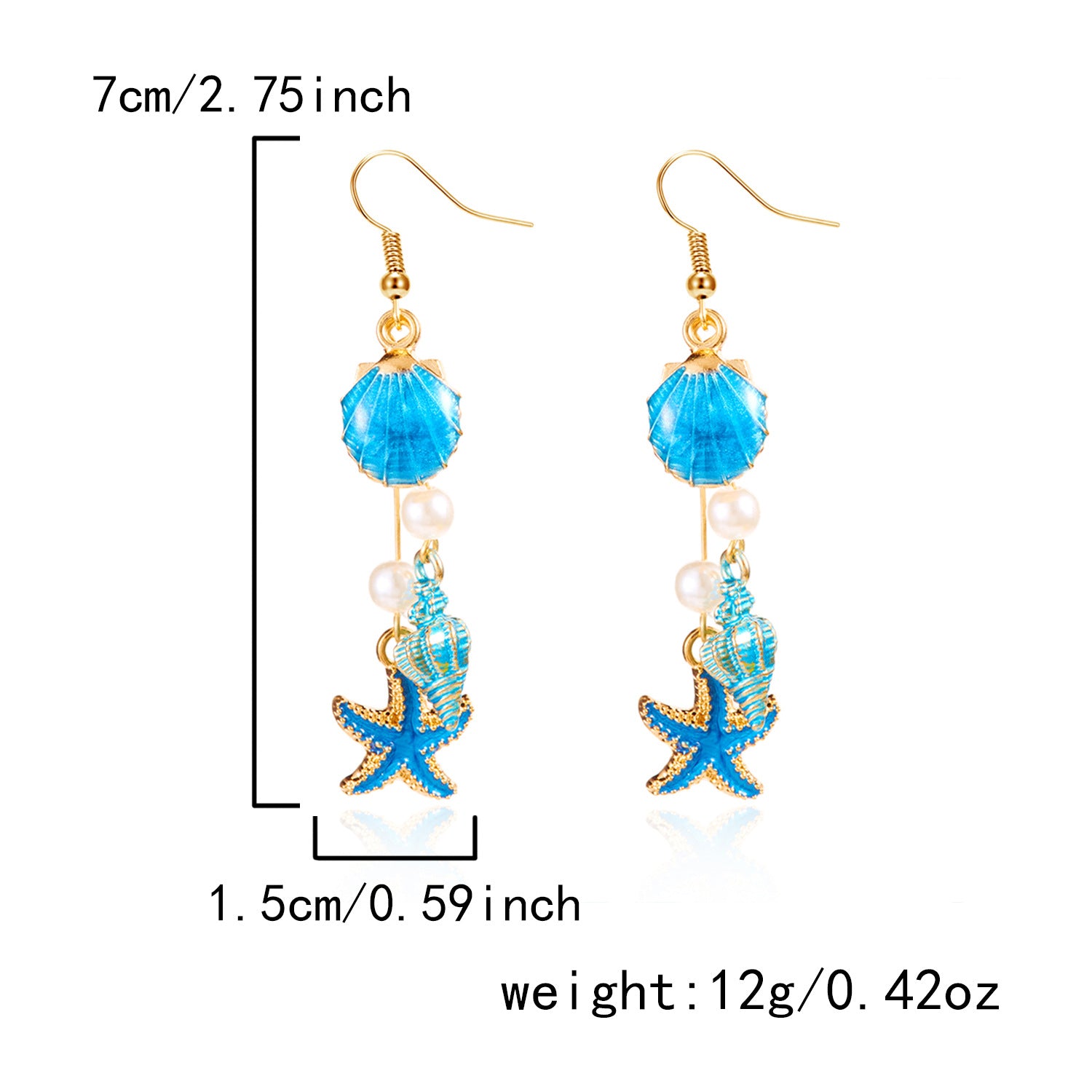 Ocean Starfish Earrings
