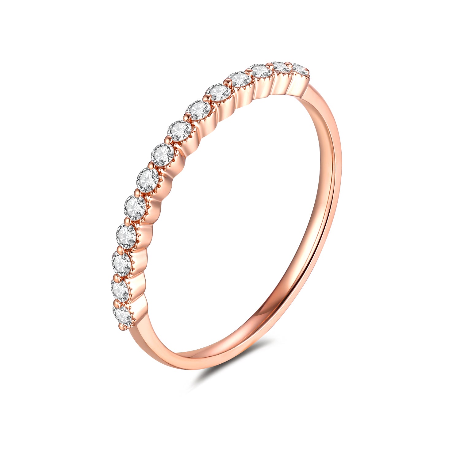 Rose Starlight 18K Rose Gold Diamond Ring