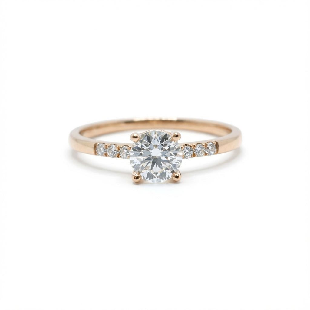 Eternal Radiance 18K White Gold Lab-Grown Diamond Ring