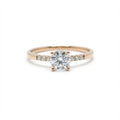 Eternal Radiance 18K White Gold Lab-Grown Diamond Ring