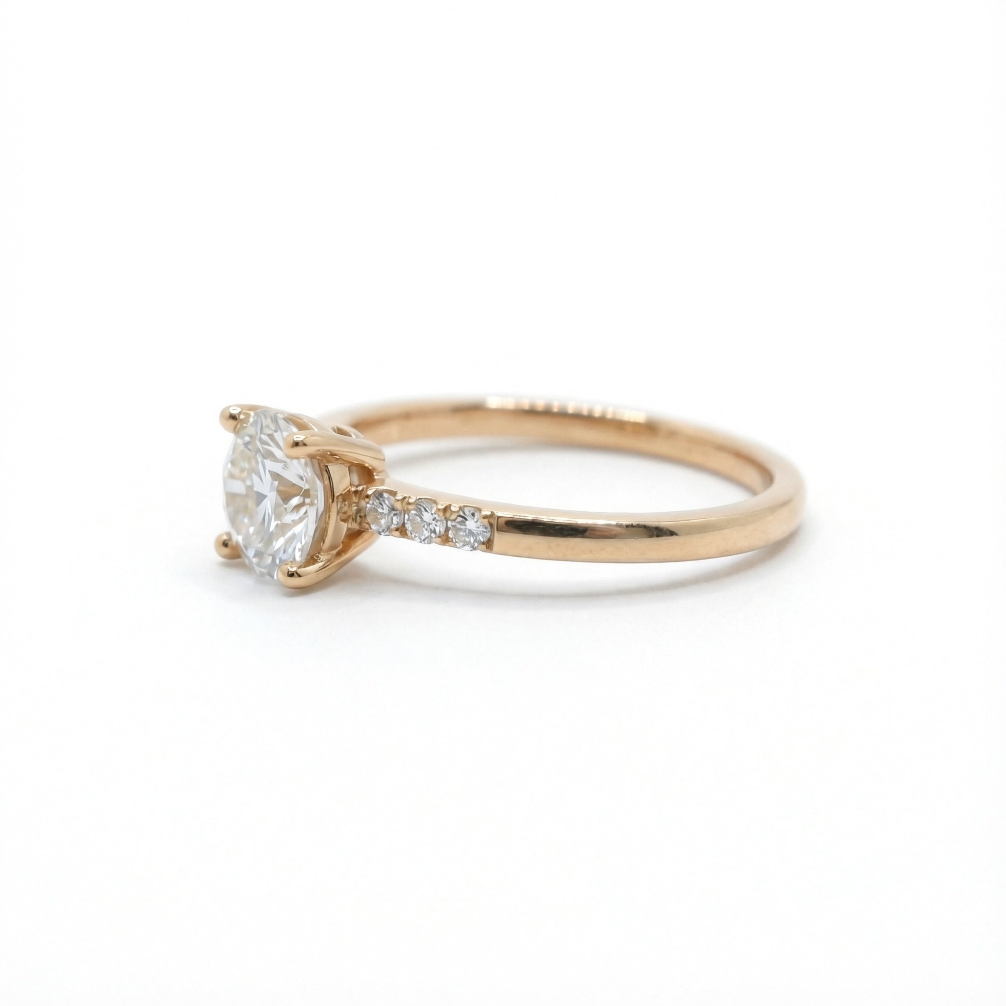 Eternal Radiance 18K White Gold Lab-Grown Diamond Ring