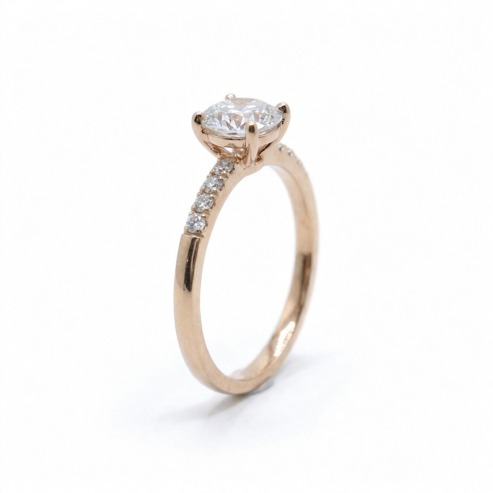 Eternal Radiance 18K White Gold Lab-Grown Diamond Ring