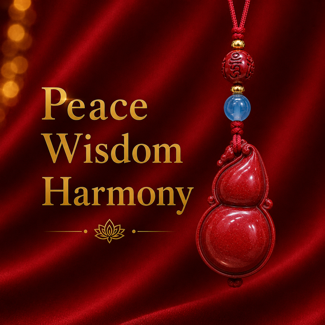 Six-Word Mantra Gourd Charm